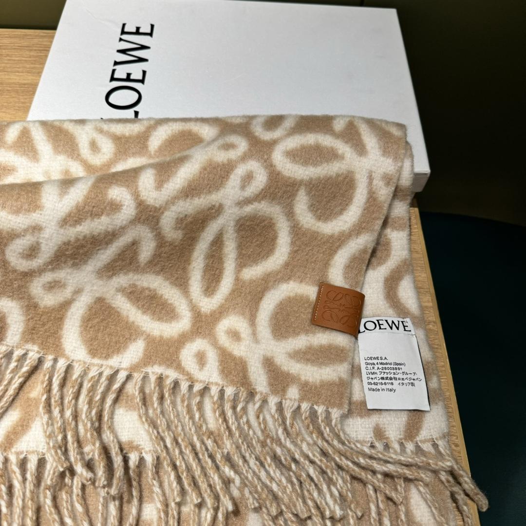 Loewe Anagram Scarf In Alpaca And Wool - PerfectKickZ