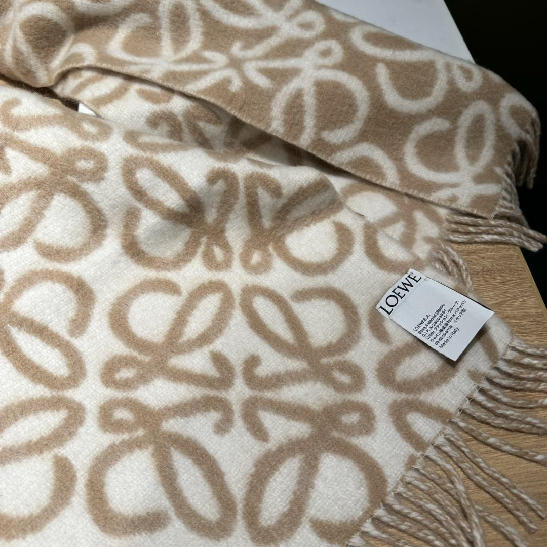 Loewe Anagram Scarf In Alpaca And Wool - PerfectKickZ