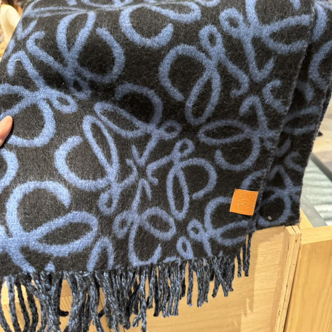 Loewe Anagram Scarf In Alpaca And Wool - PerfectKickZ