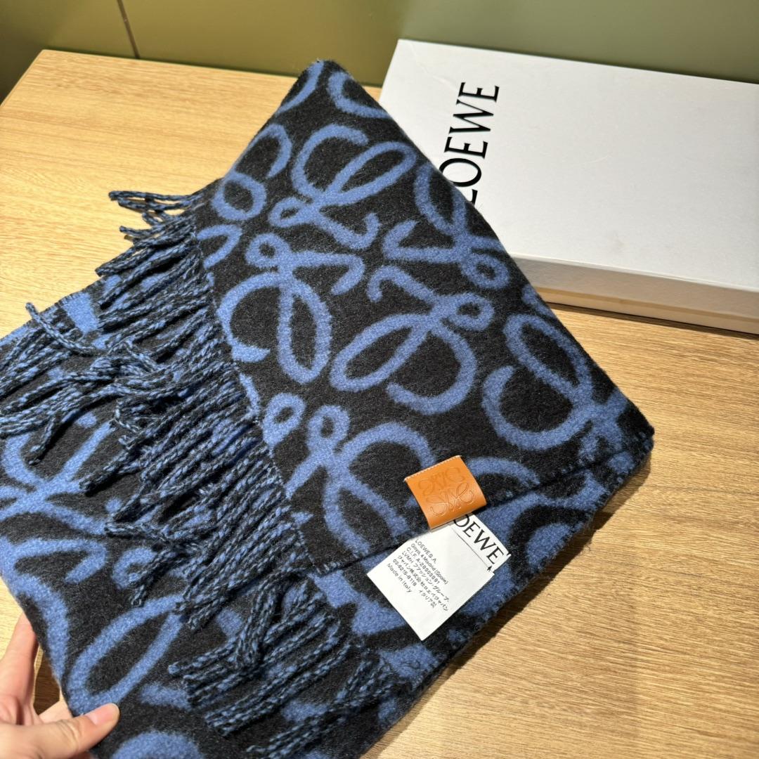 Loewe Anagram Scarf In Alpaca And Wool - PerfectKickZ