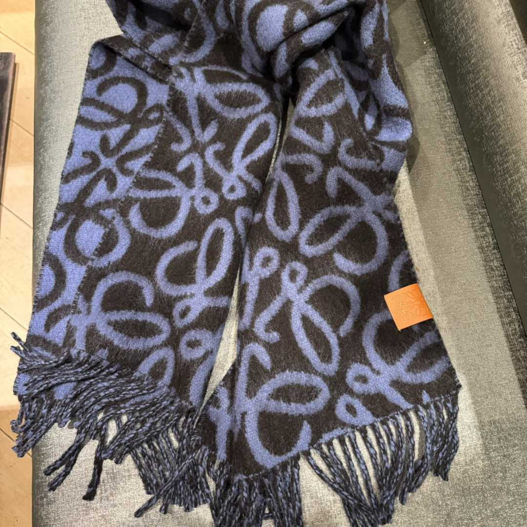 Loewe Anagram Scarf In Alpaca And Wool - PerfectKickZ