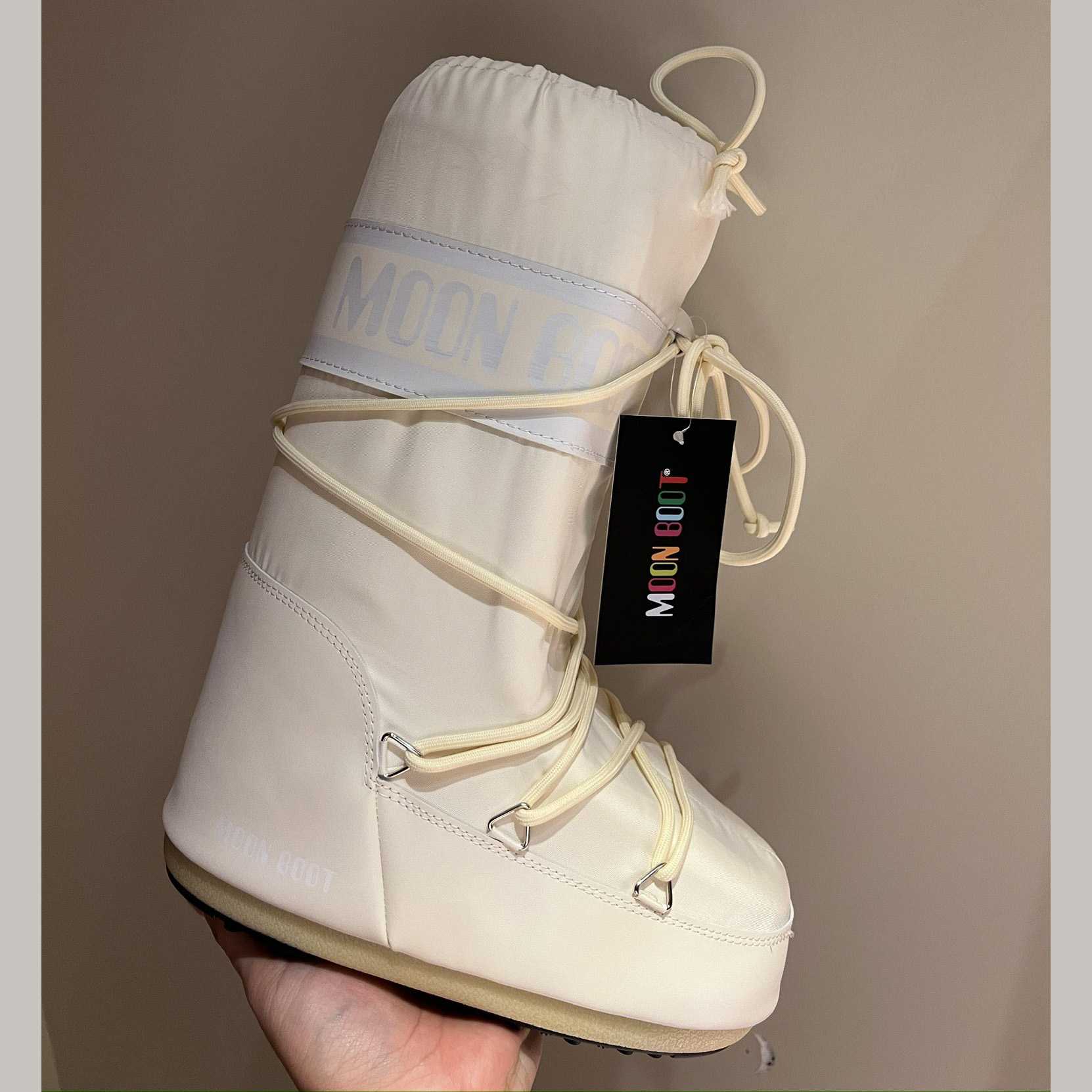 Moon Boot Icon Junior Khaki Nylon Boots - PerfectKickZ
