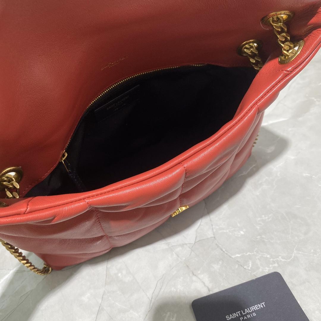 Saint Laurent Puffer Small In Nappa Leather (29x17x11cm) - PerfectKickZ