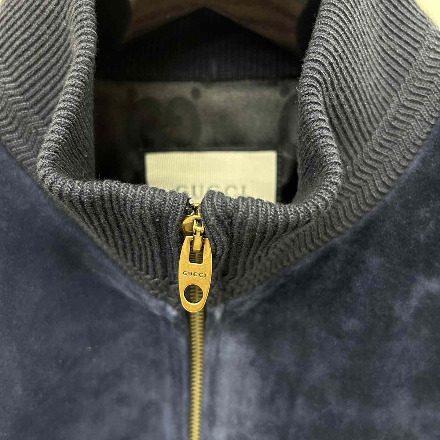 Gucci Suede Bomber Jacket - PerfectKickZ