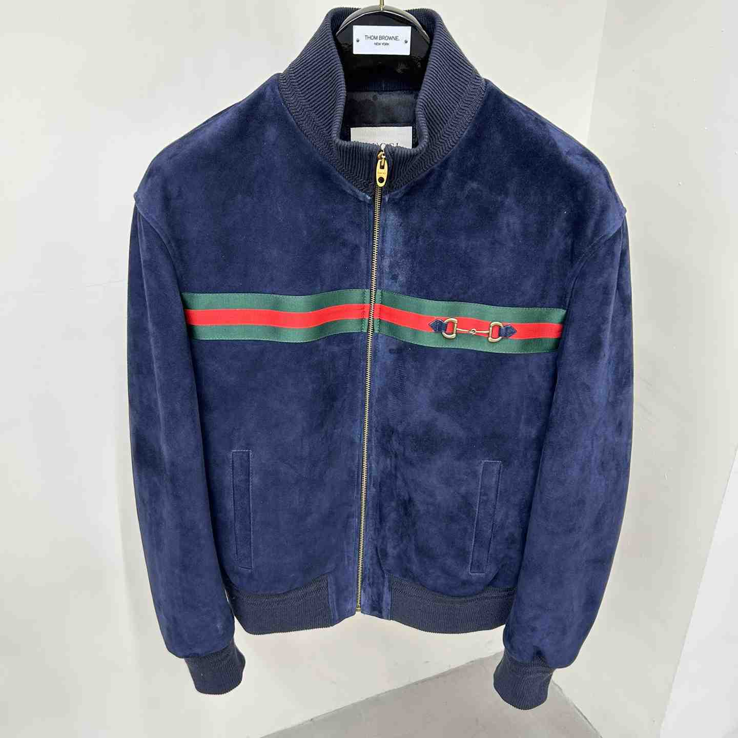 Gucci Suede Bomber Jacket - PerfectKickZ