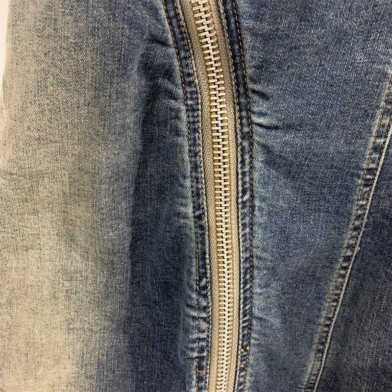 Rick Owens Drkshdw Aircut Washed Denim Shorts - PerfectKickZ