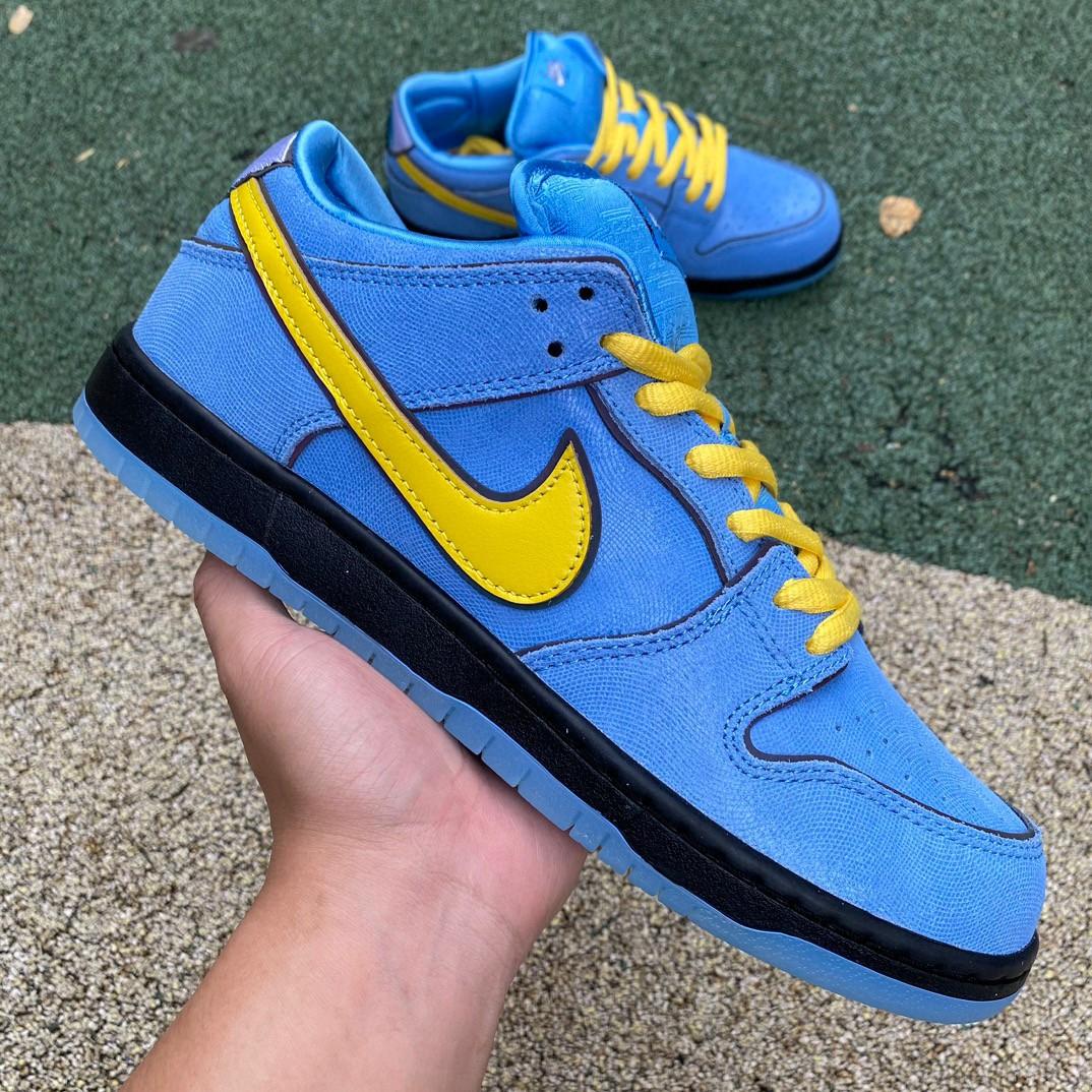 The Powerpuff Girls x Nike SB DunkLow “Bubbles” Sneakers     FZ8320-400 - PerfectKickZ