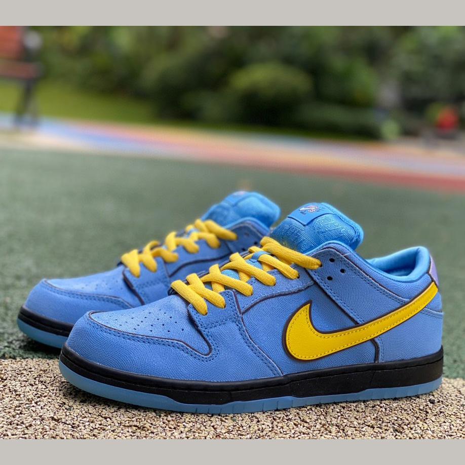The Powerpuff Girls x Nike SB DunkLow “Bubbles” Sneakers     FZ8320-400 - PerfectKickZ