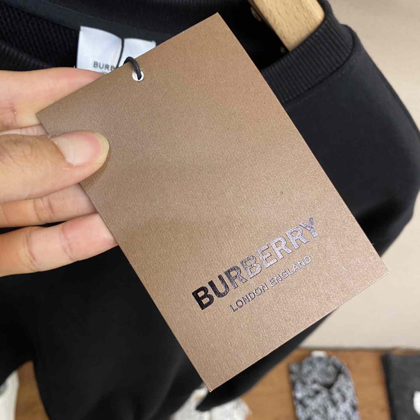 Burberry Men's Acklow Logo-back Sweatshirt - PerfectKickZ