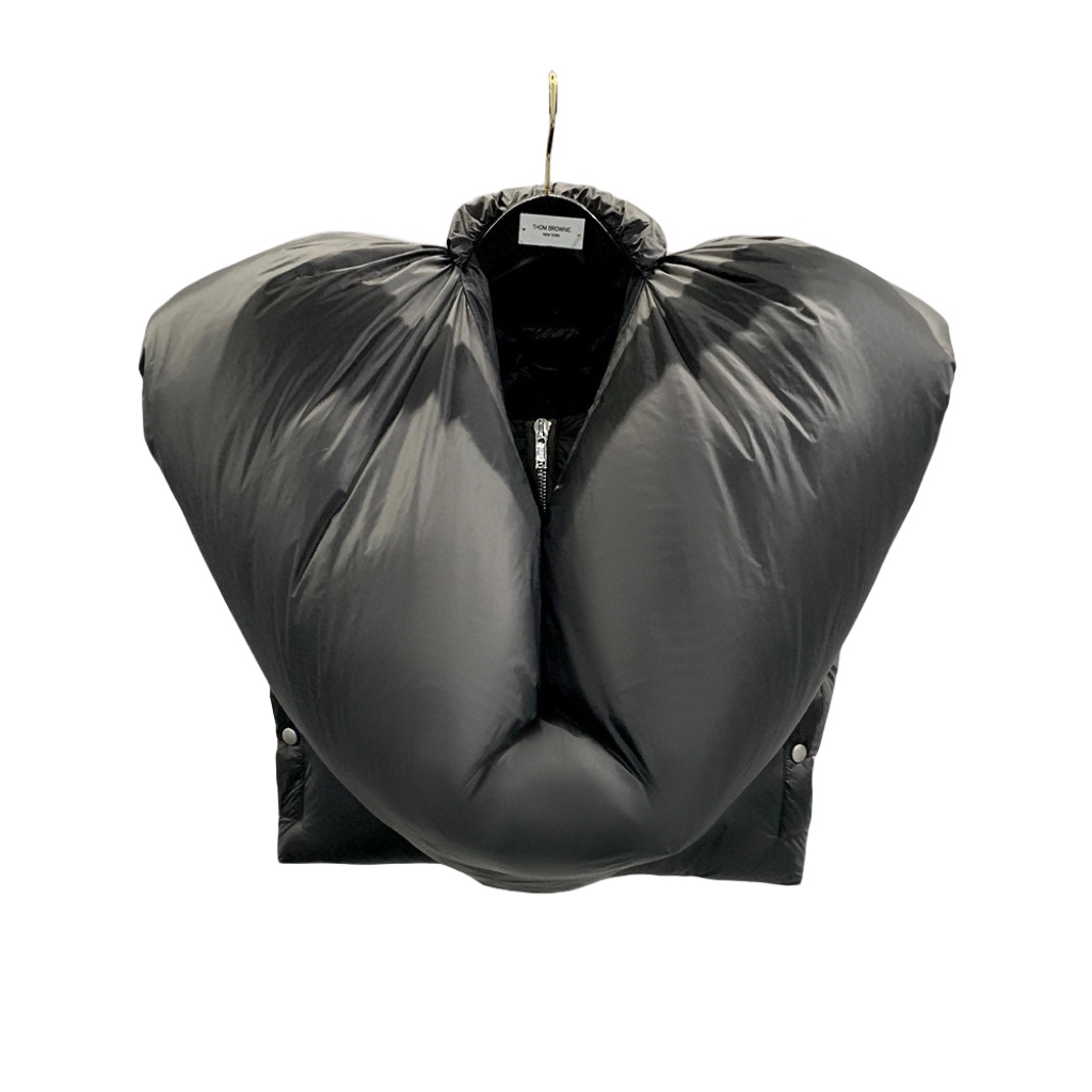 Rick Owens Black Knot Down Vest - PerfectKickZ