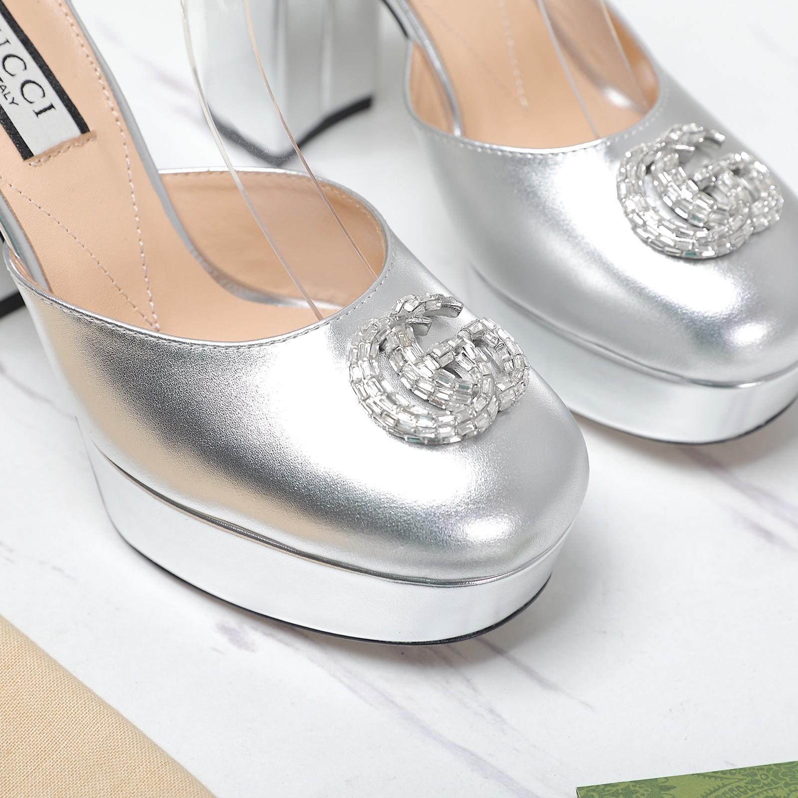 Gucci Women's Platform Pump With Double G - PerfectKickZ