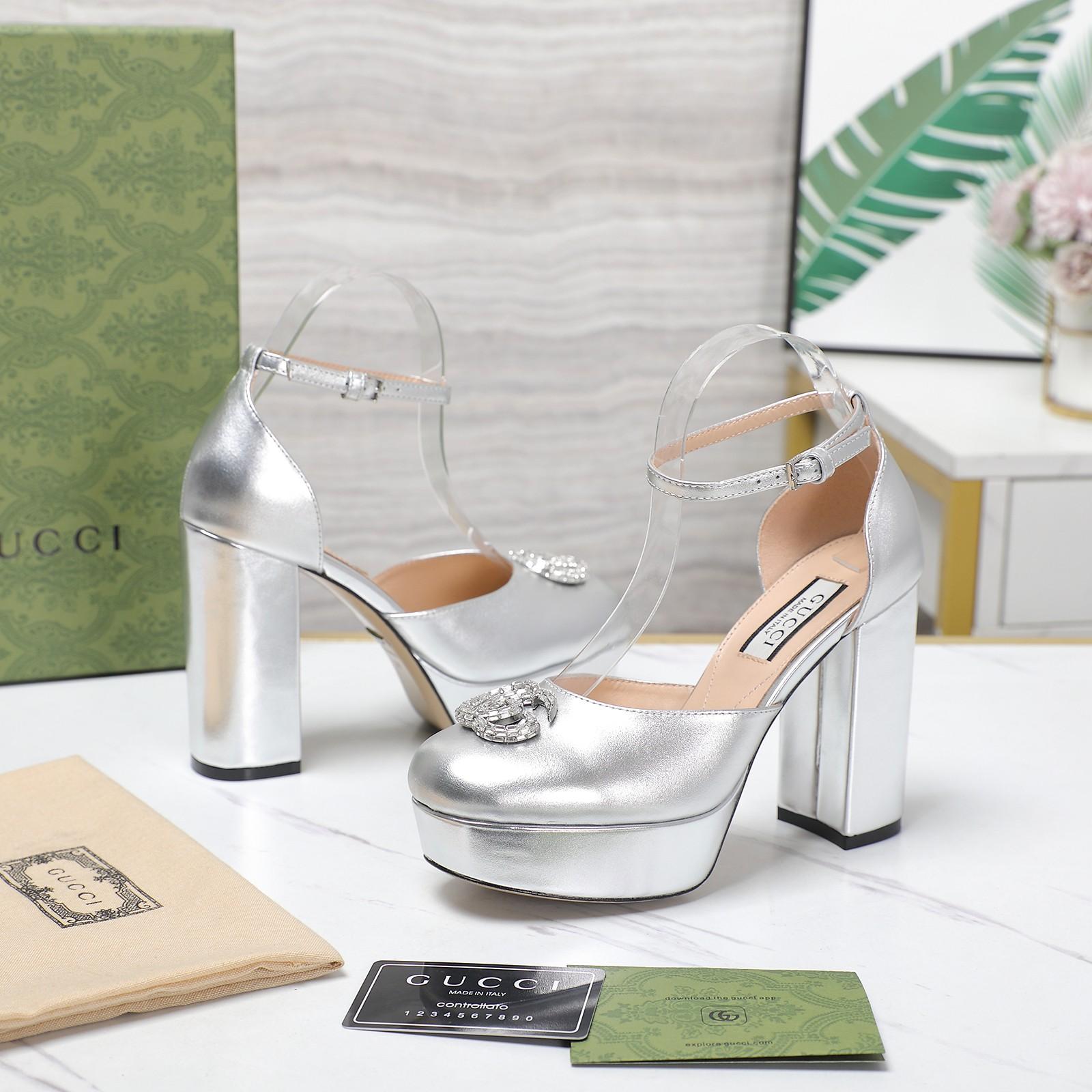 Gucci Women's Platform Pump With Double G - PerfectKickZ