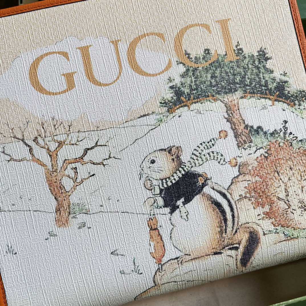 Gucci Children's Animal Print Tote Bag - PerfectKickZ