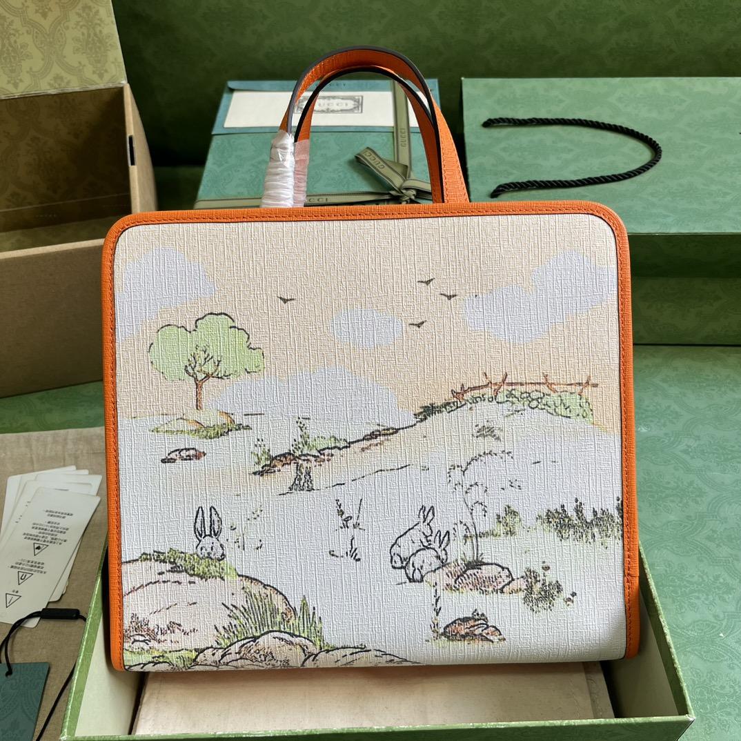 Gucci Children's Animal Print Tote Bag - PerfectKickZ