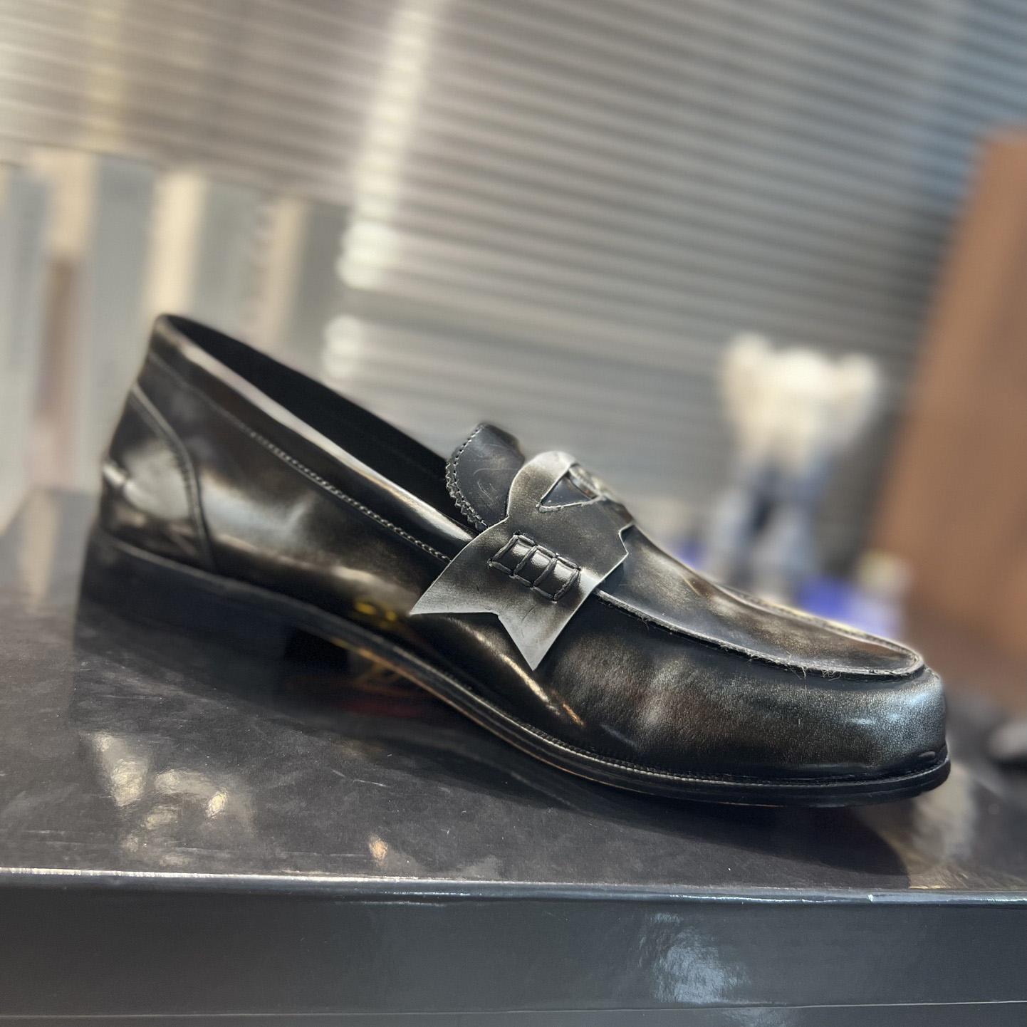 Christian Louboutin Penny Loafers - Calf leather - Silver - PerfectKickZ