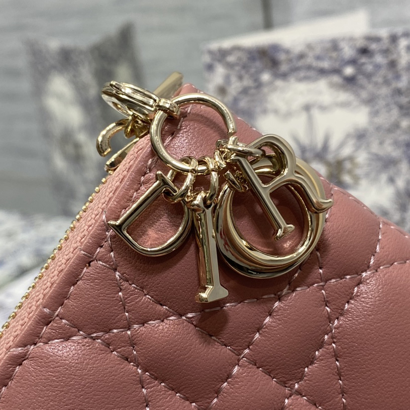 Dior Small Lady Dior Voyageur Coin Purse - PerfectKickZ