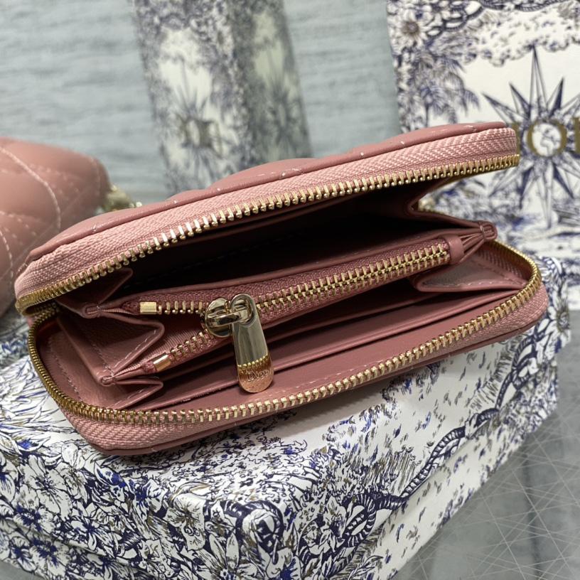 Dior Small Lady Dior Voyageur Coin Purse - PerfectKickZ