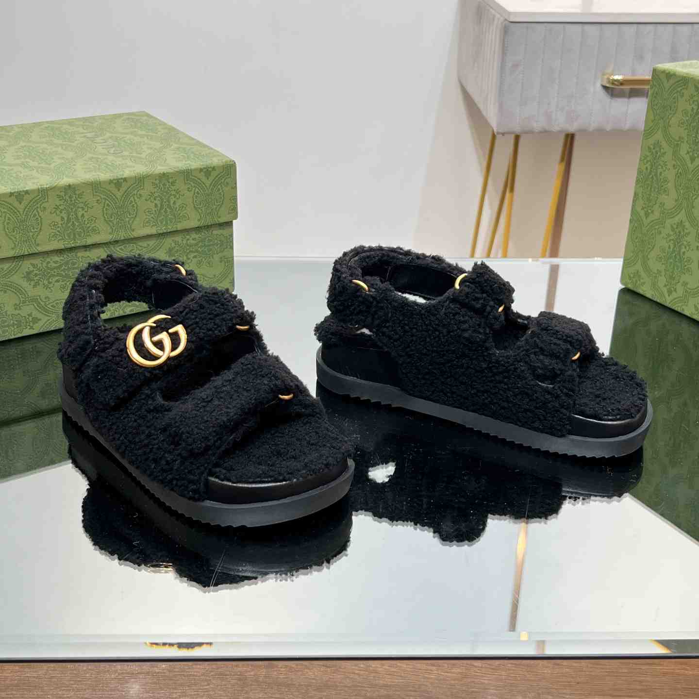 Gucci Women's Double G Sandals - 