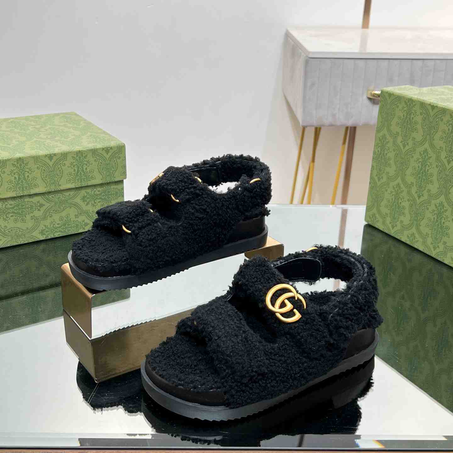 Gucci Women's Double G Sandals - 