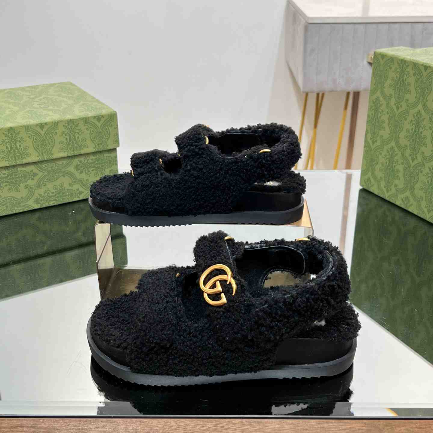 Gucci Women's Double G Sandals - 