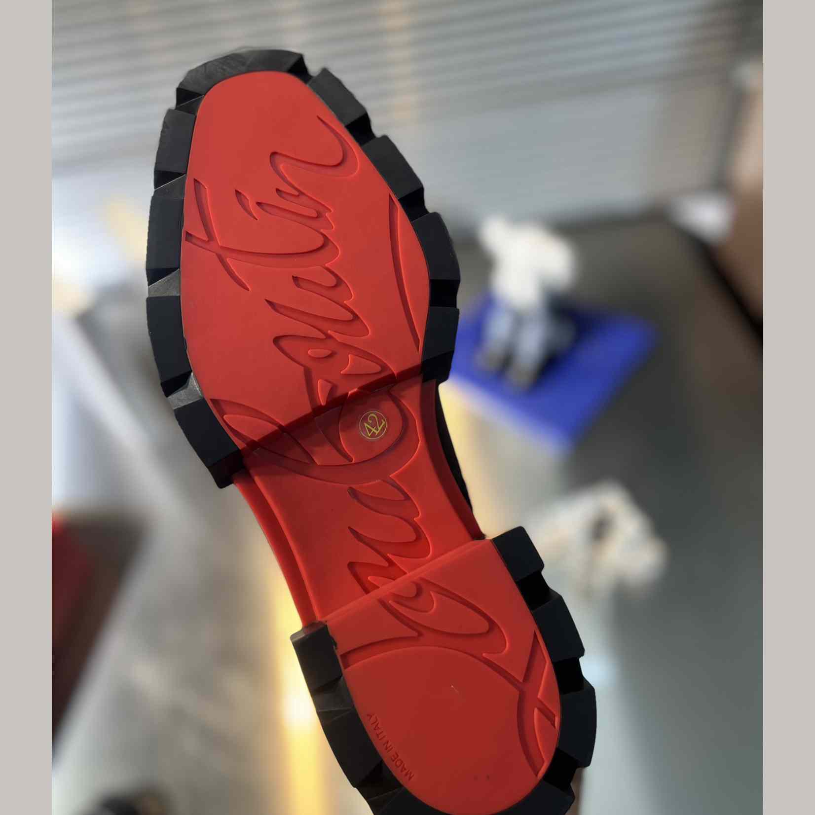 Christian Louboutin Our Fight Apron Toe Combat Boot - PerfectKickZ