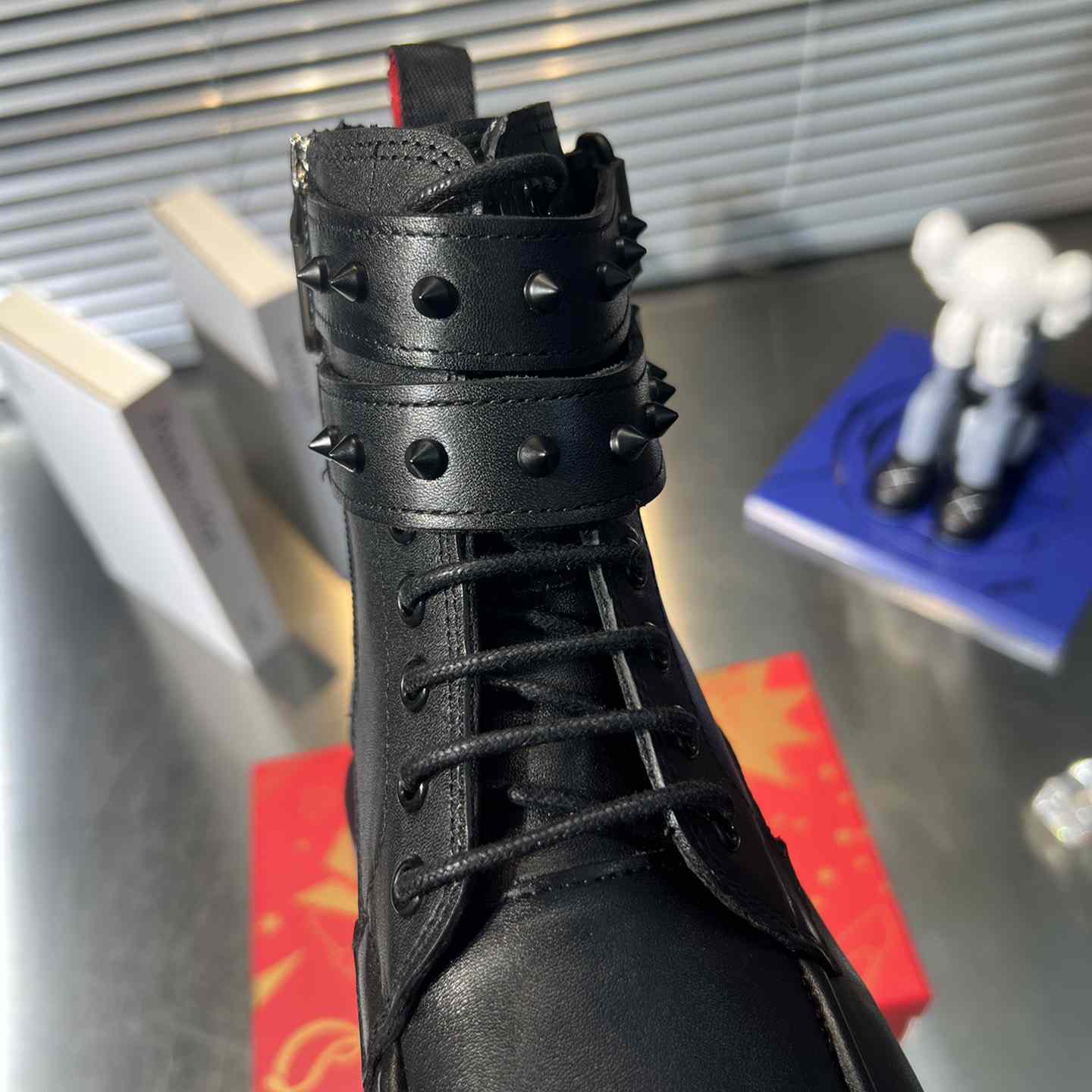 Christian Louboutin Our Fight Apron Toe Combat Boot - PerfectKickZ