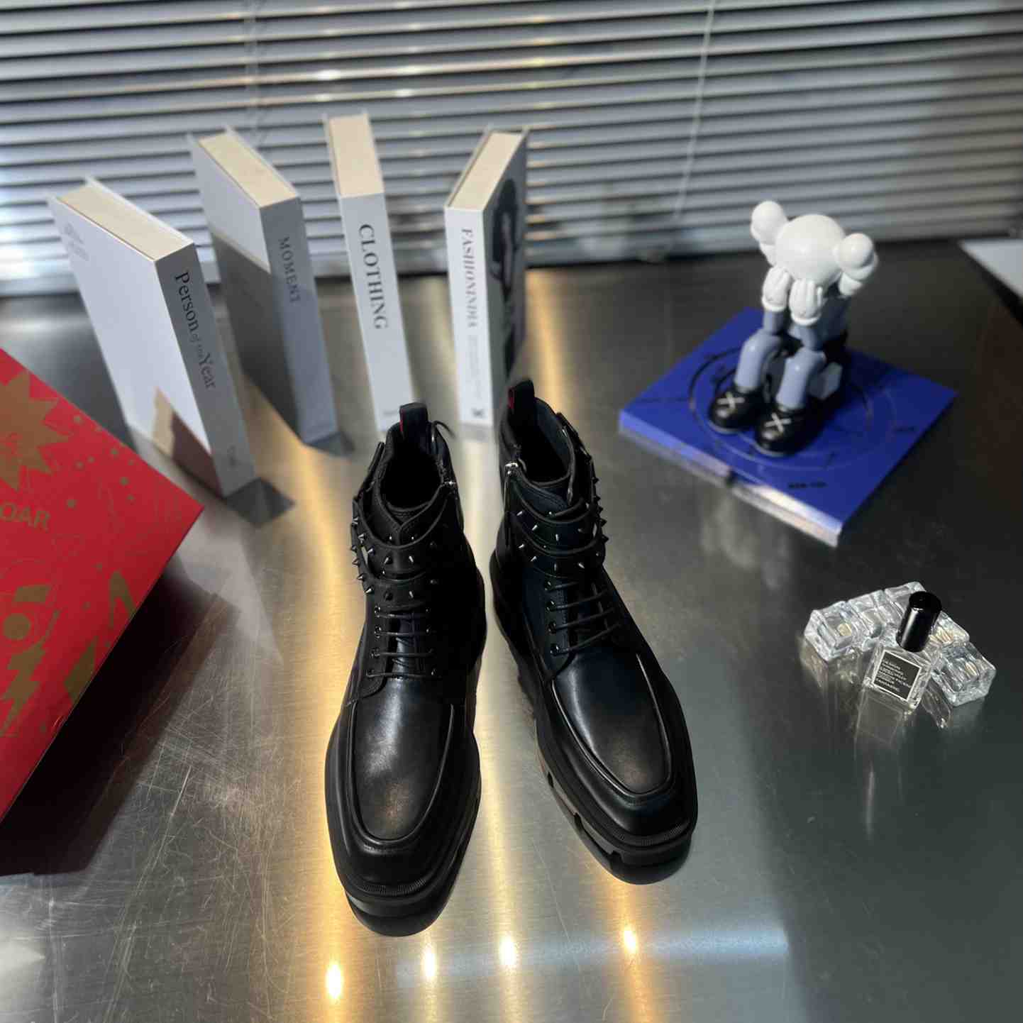 Christian Louboutin Our Fight Apron Toe Combat Boot - PerfectKickZ