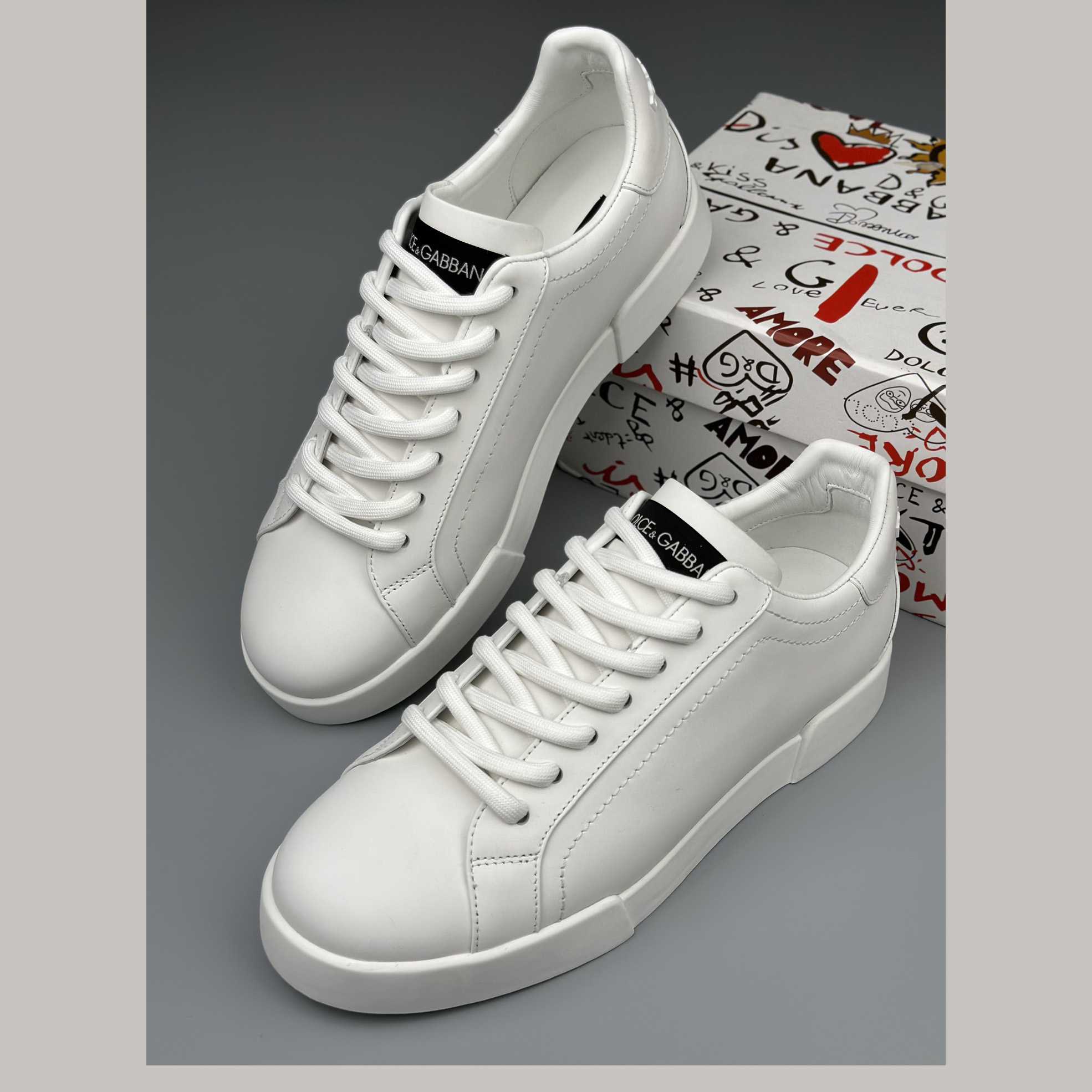 Dolce & Gabbana Calfskin Portofino sneakers - PerfectKickZ