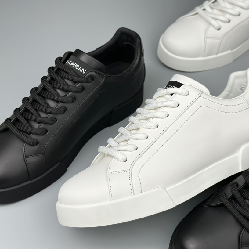 Dolce & Gabbana Calfskin Portofino sneakers - PerfectKickZ