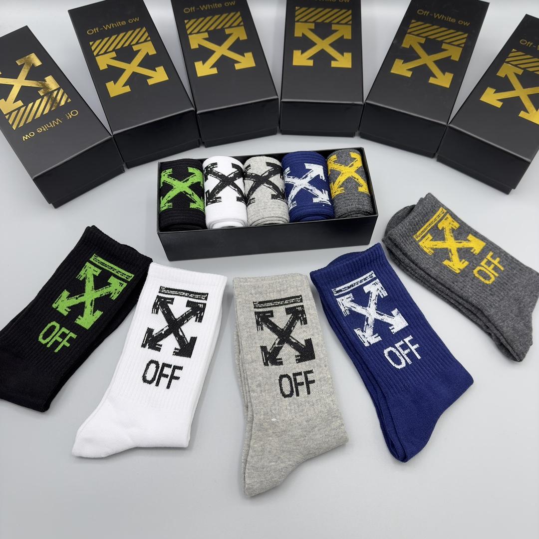 Off White Socks/Box - 