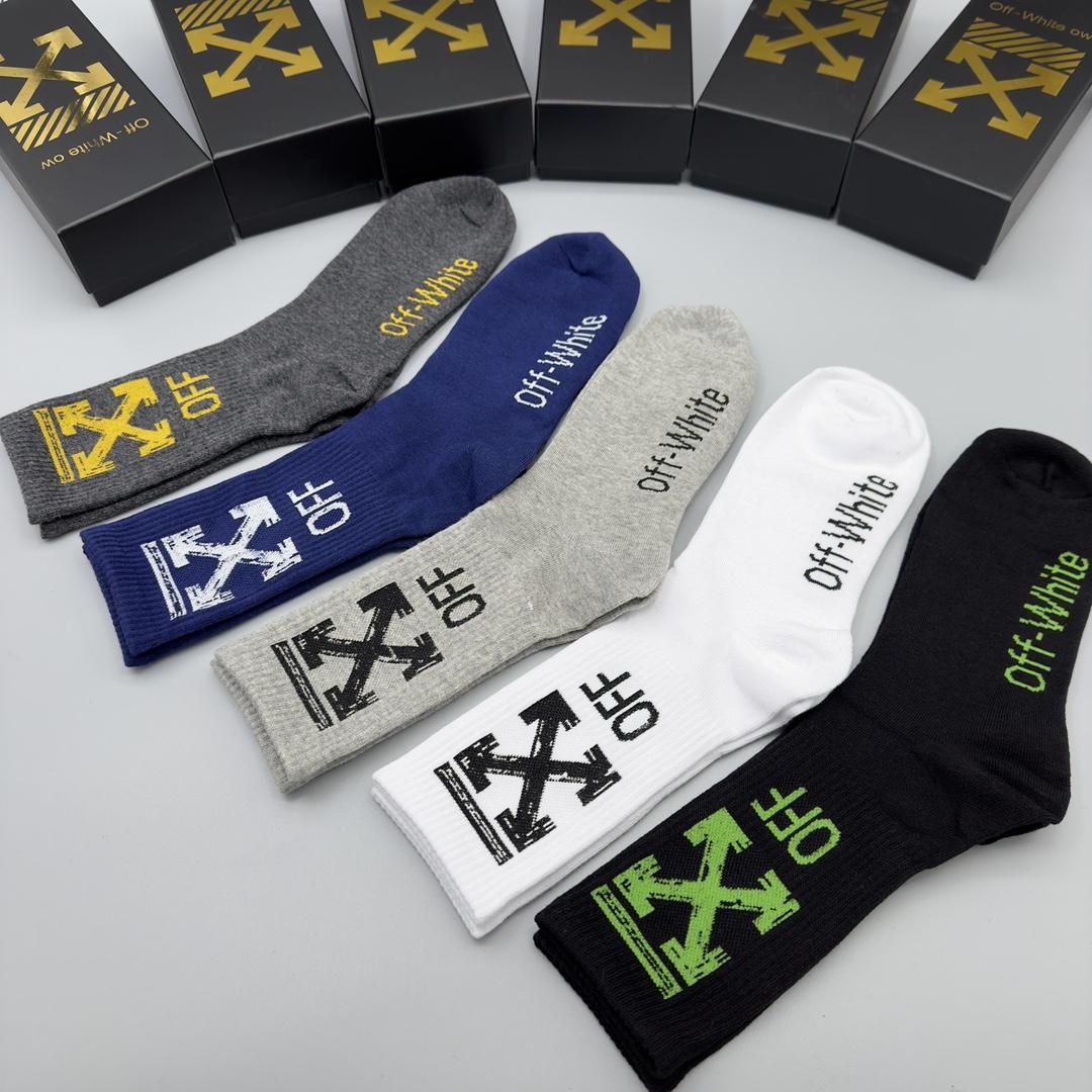 Off White Socks/Box - 