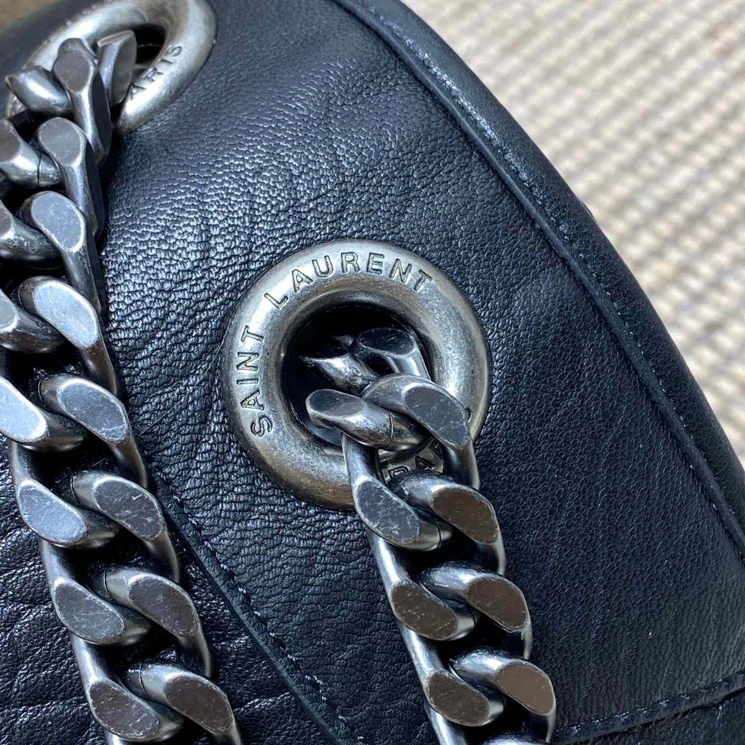 Saint Laurent Niki Oversized In Grained Lambskin - PerfectKickZ