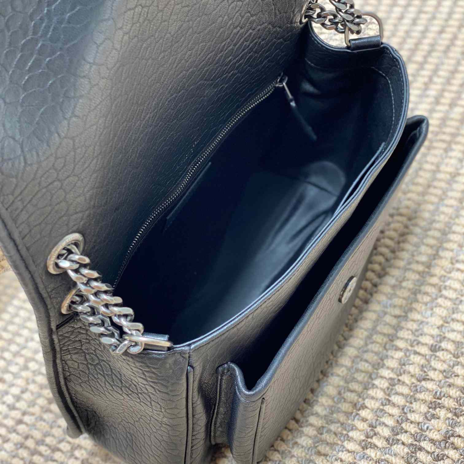 Saint Laurent Niki Oversized In Grained Lambskin - PerfectKickZ