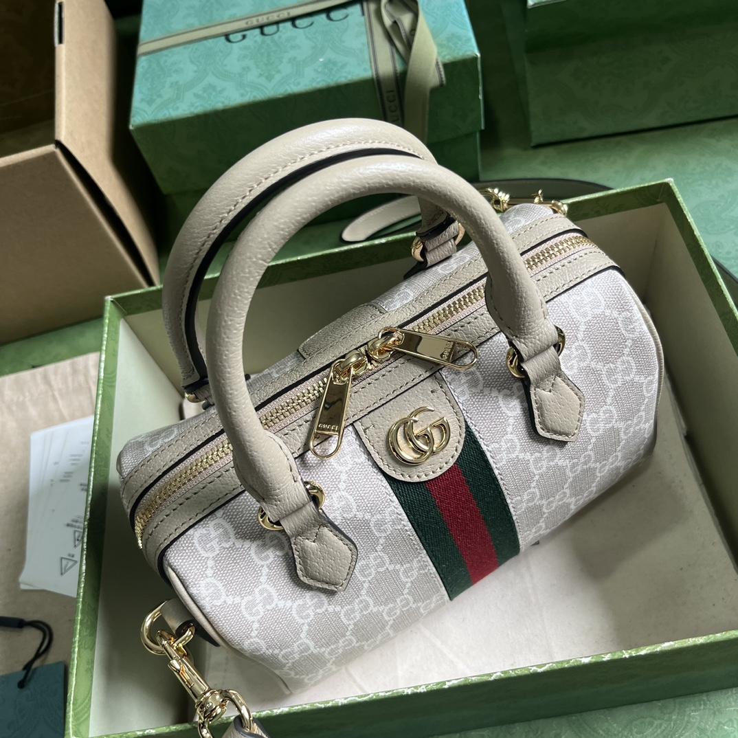 Gucci Ophidia GG Mini Top Handle Bag - PerfectKickZ