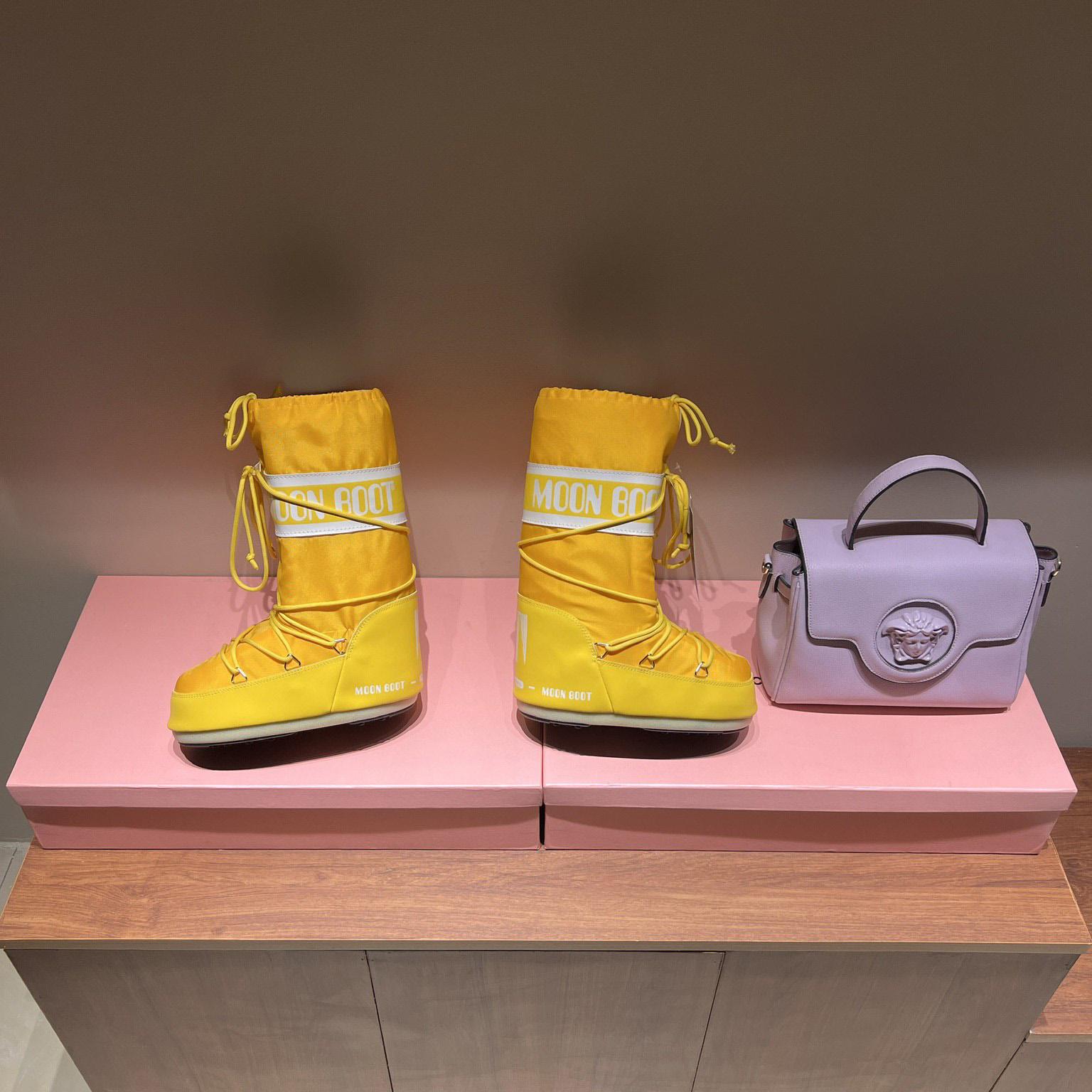 Moon Boot Icon Junior Khaki Nylon Boots - PerfectKickZ