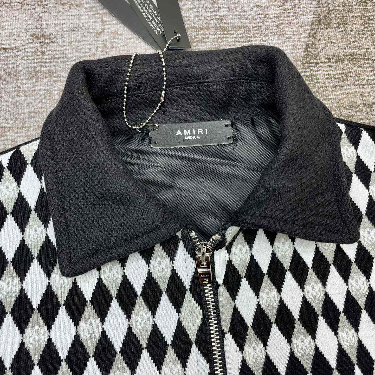 Amiri Diamond Embroidered Work Jacket - PerfectKickZ