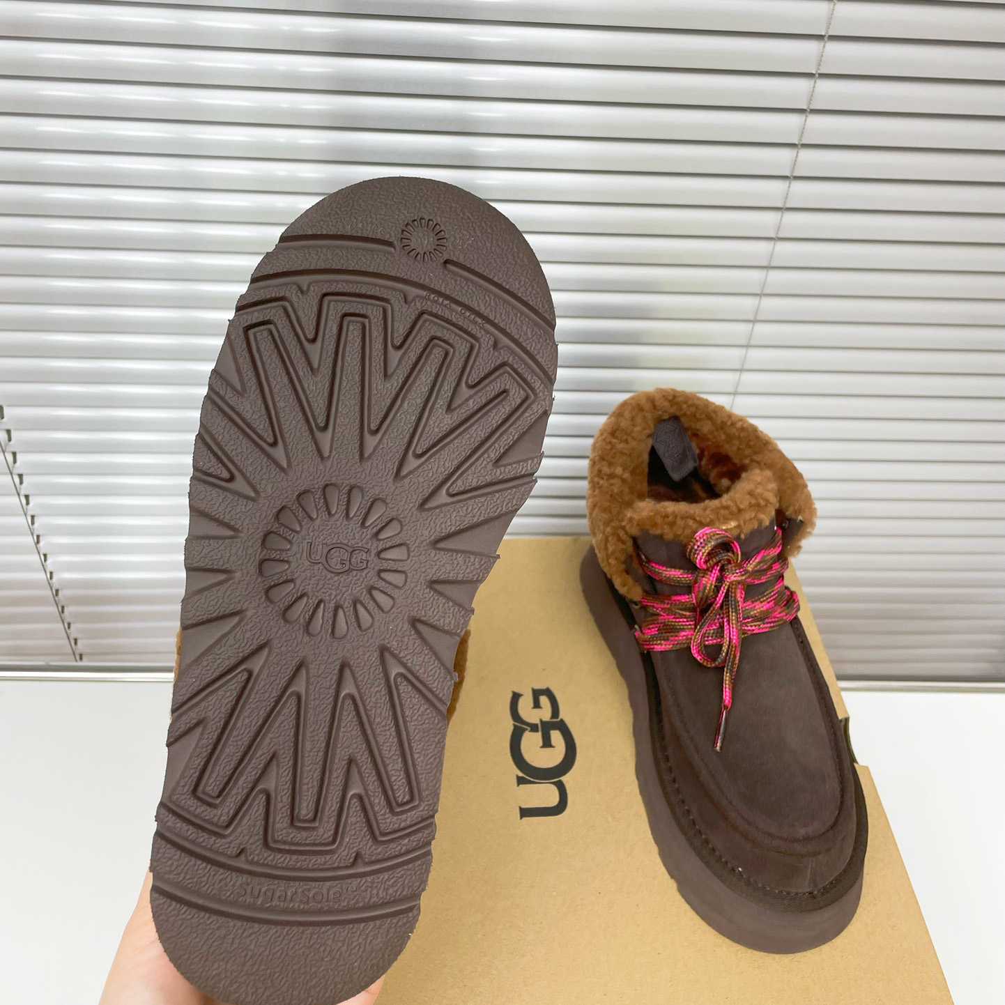Ugg Funkarra Cabin Cuff Platform Boots - PerfectKickZ