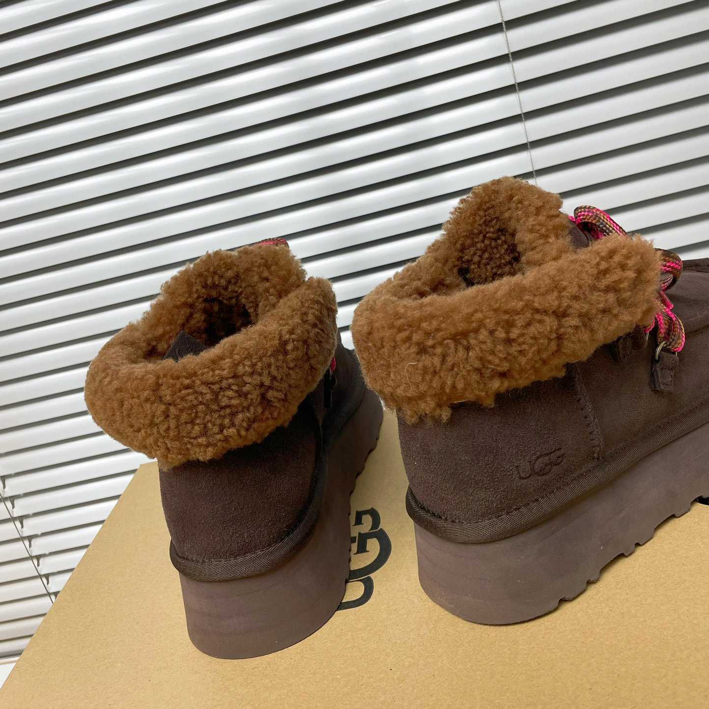 Ugg Funkarra Cabin Cuff Platform Boots - PerfectKickZ