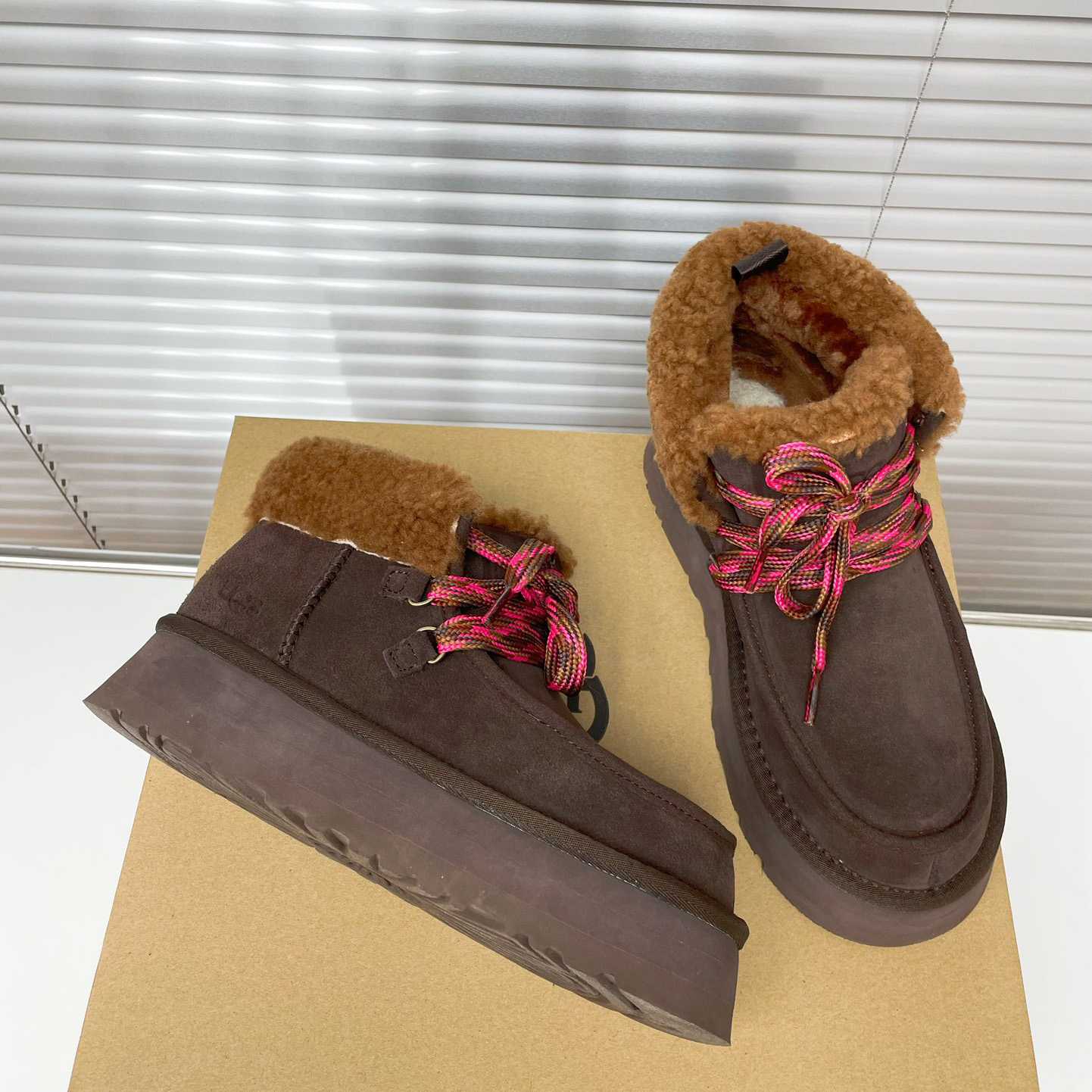 Ugg Funkarra Cabin Cuff Platform Boots - PerfectKickZ