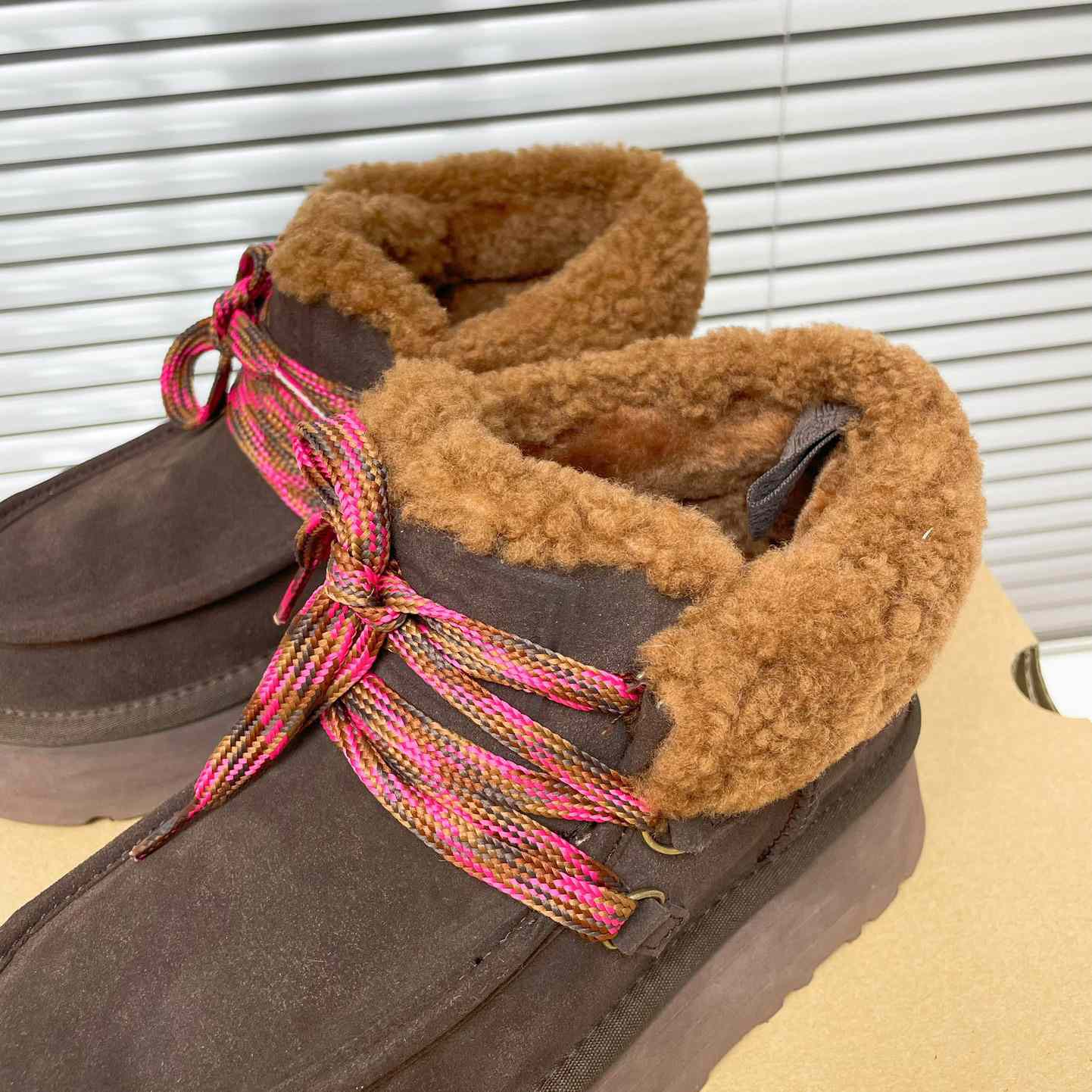 Ugg Funkarra Cabin Cuff Platform Boots - PerfectKickZ