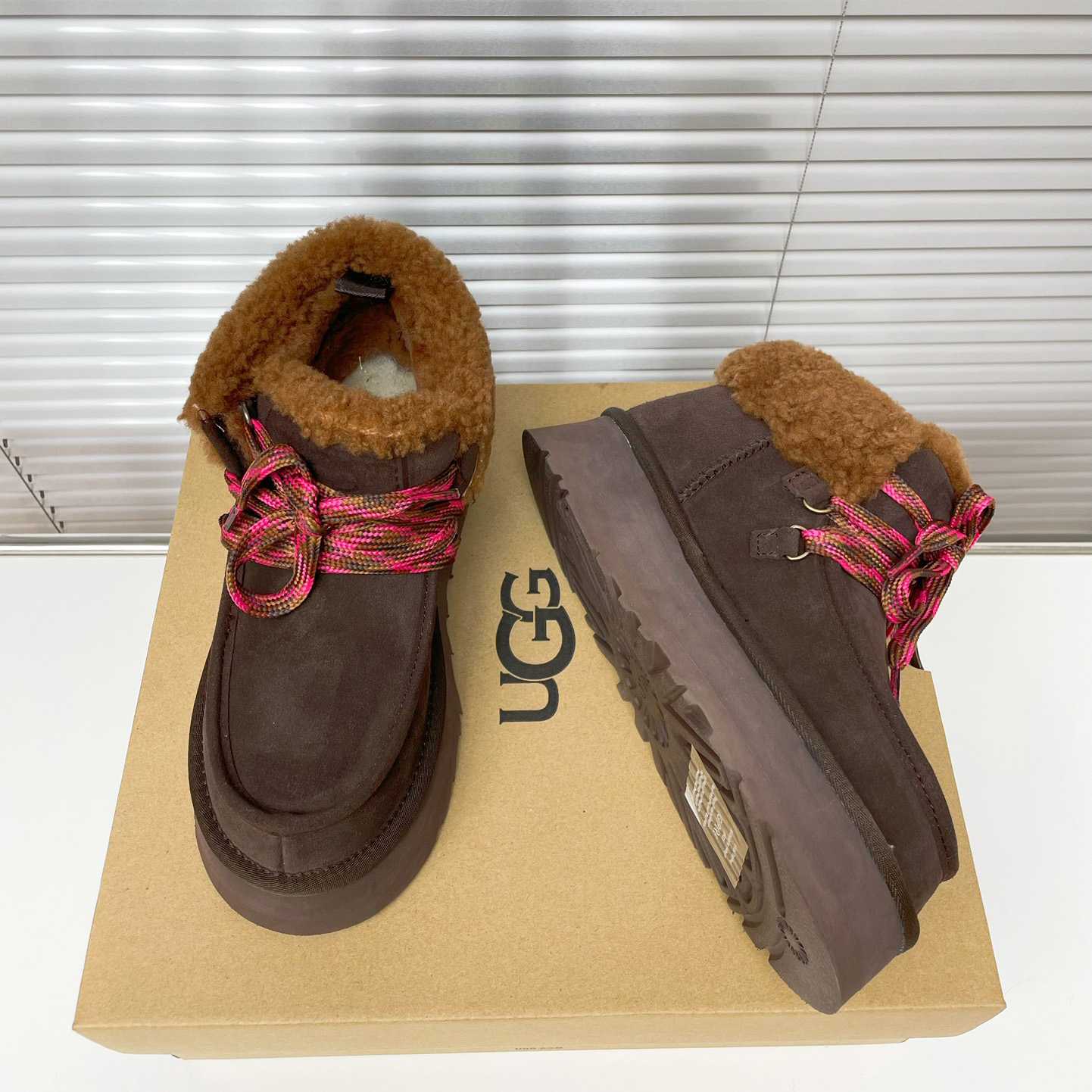 Ugg Funkarra Cabin Cuff Platform Boots - PerfectKickZ