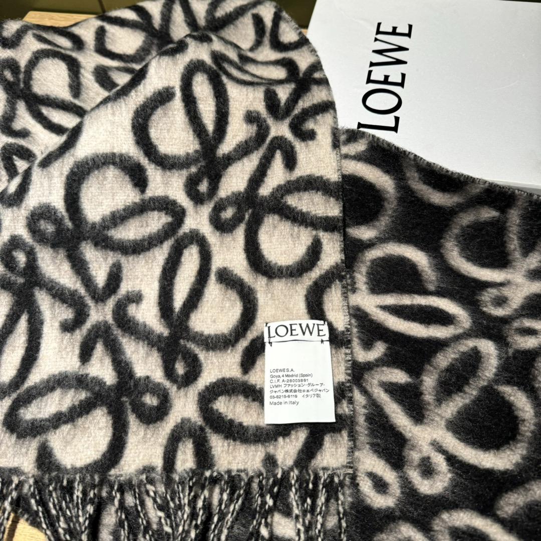 Loewe Anagram Scarf In Alpaca And Wool - PerfectKickZ
