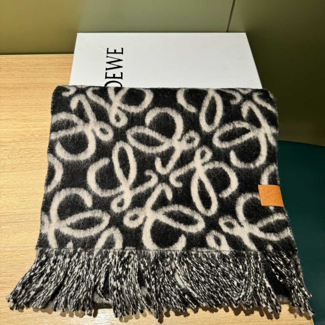 Loewe Anagram Scarf In Alpaca And Wool - PerfectKickZ