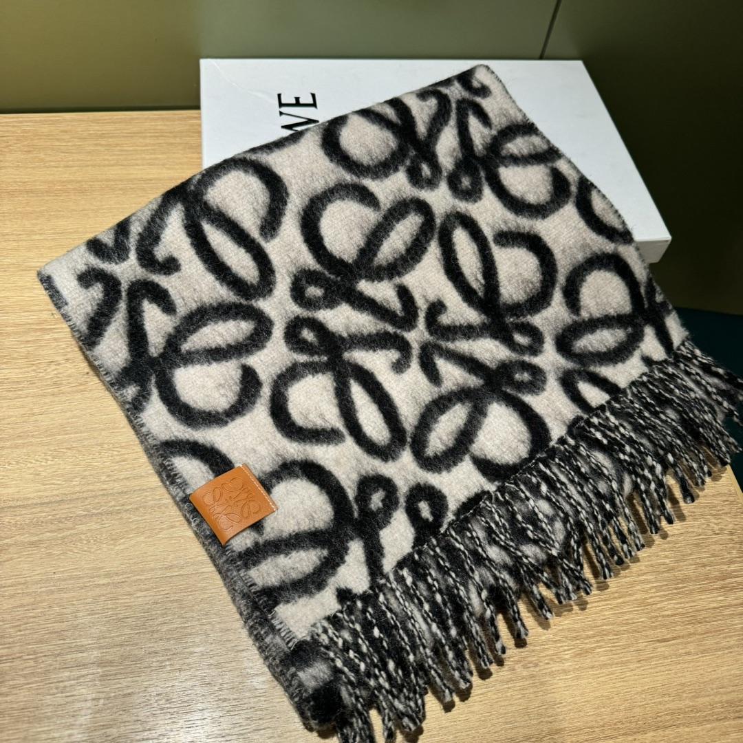 Loewe Anagram Scarf In Alpaca And Wool - PerfectKickZ
