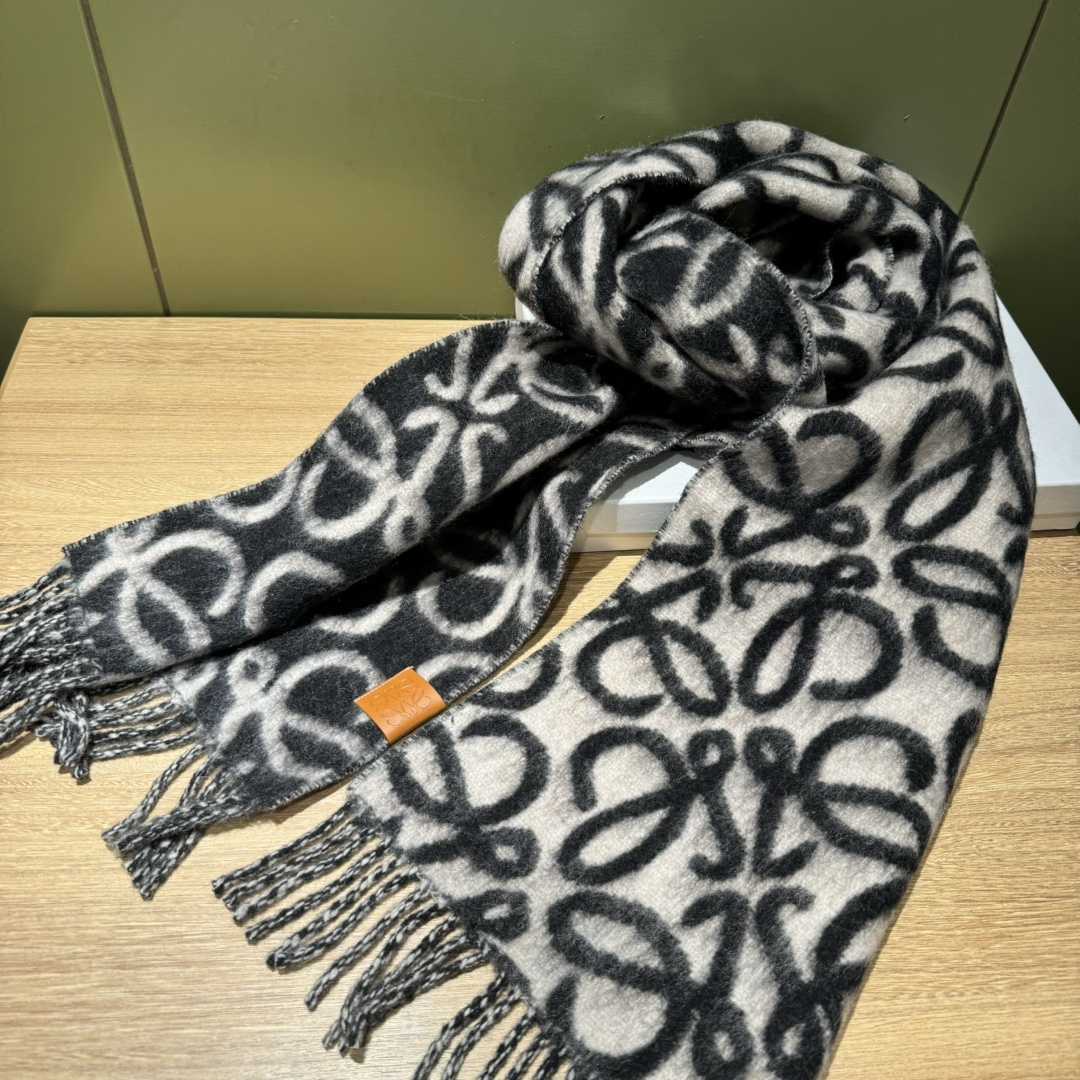 Loewe Anagram Scarf In Alpaca And Wool - PerfectKickZ