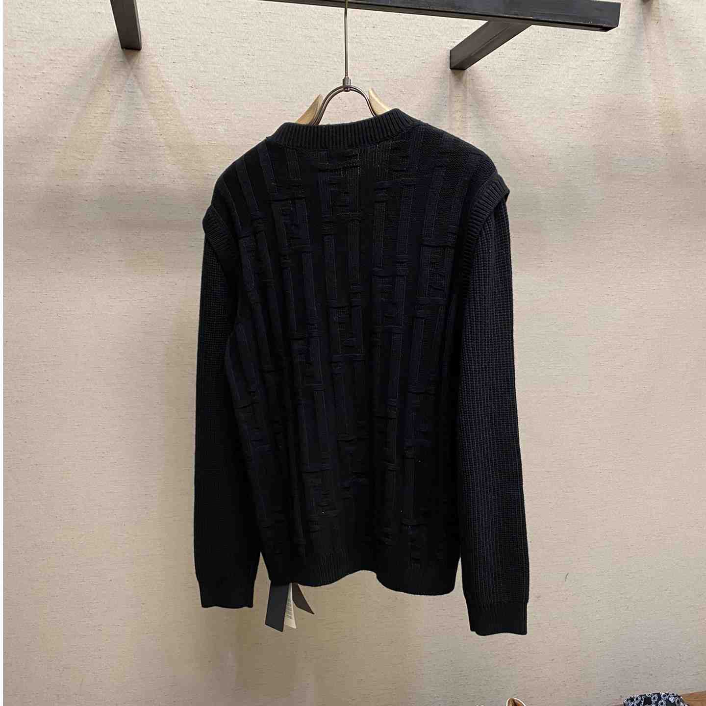 Fendi Black Wool Pullover - PerfectKickZ