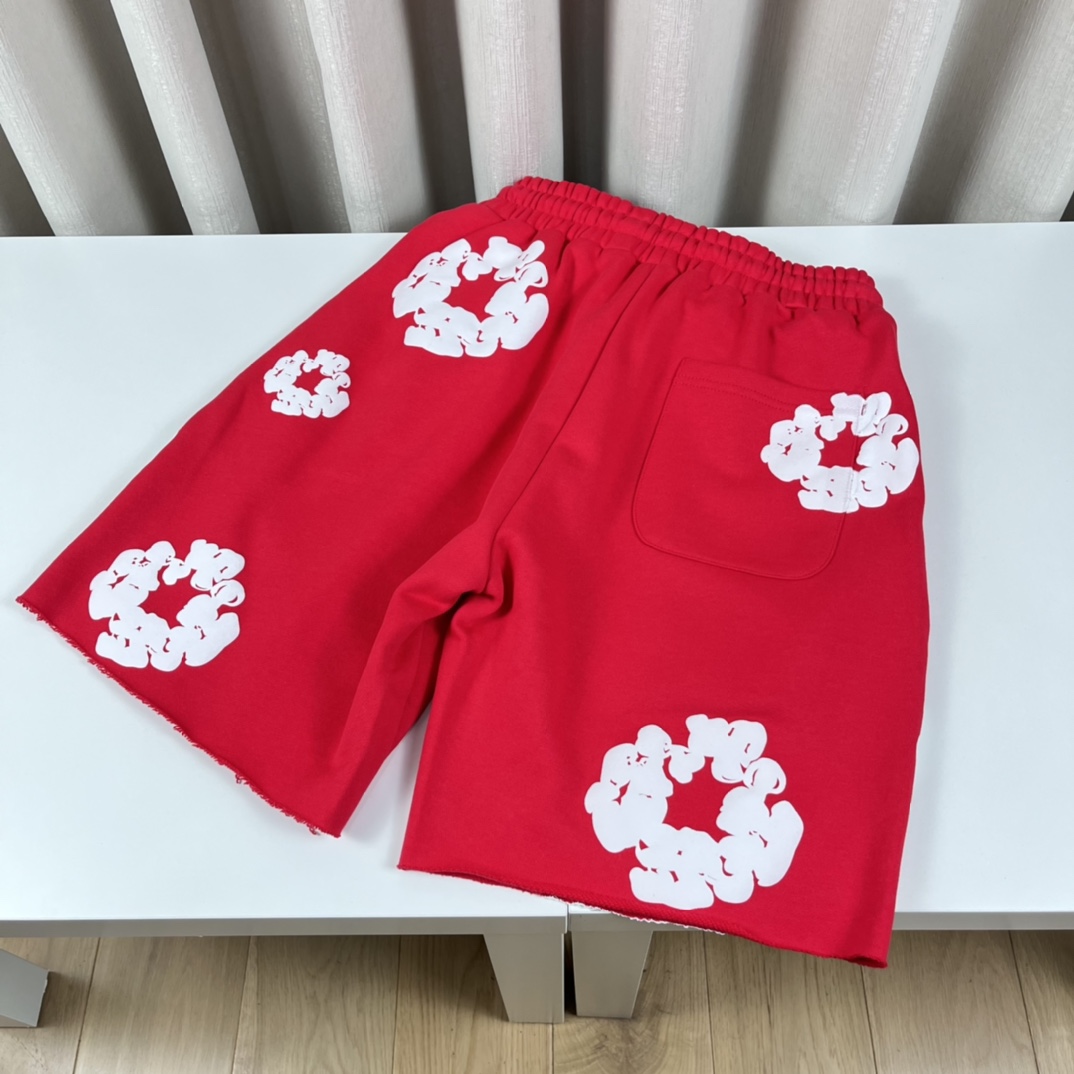 Ready Made x Denim Tears Cotton Wreath Sweat Shorts - PerfectKickZ