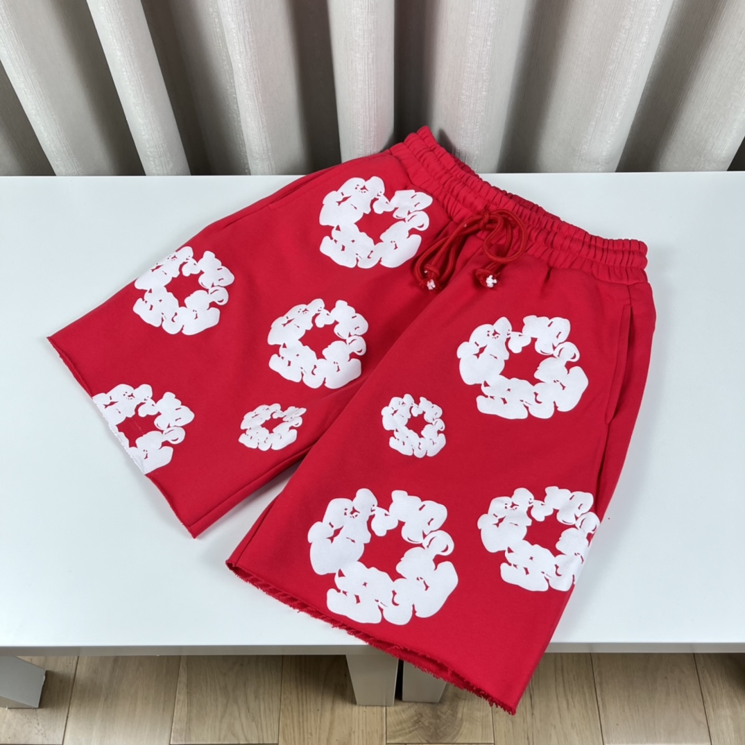 Ready Made x Denim Tears Cotton Wreath Sweat Shorts - PerfectKickZ