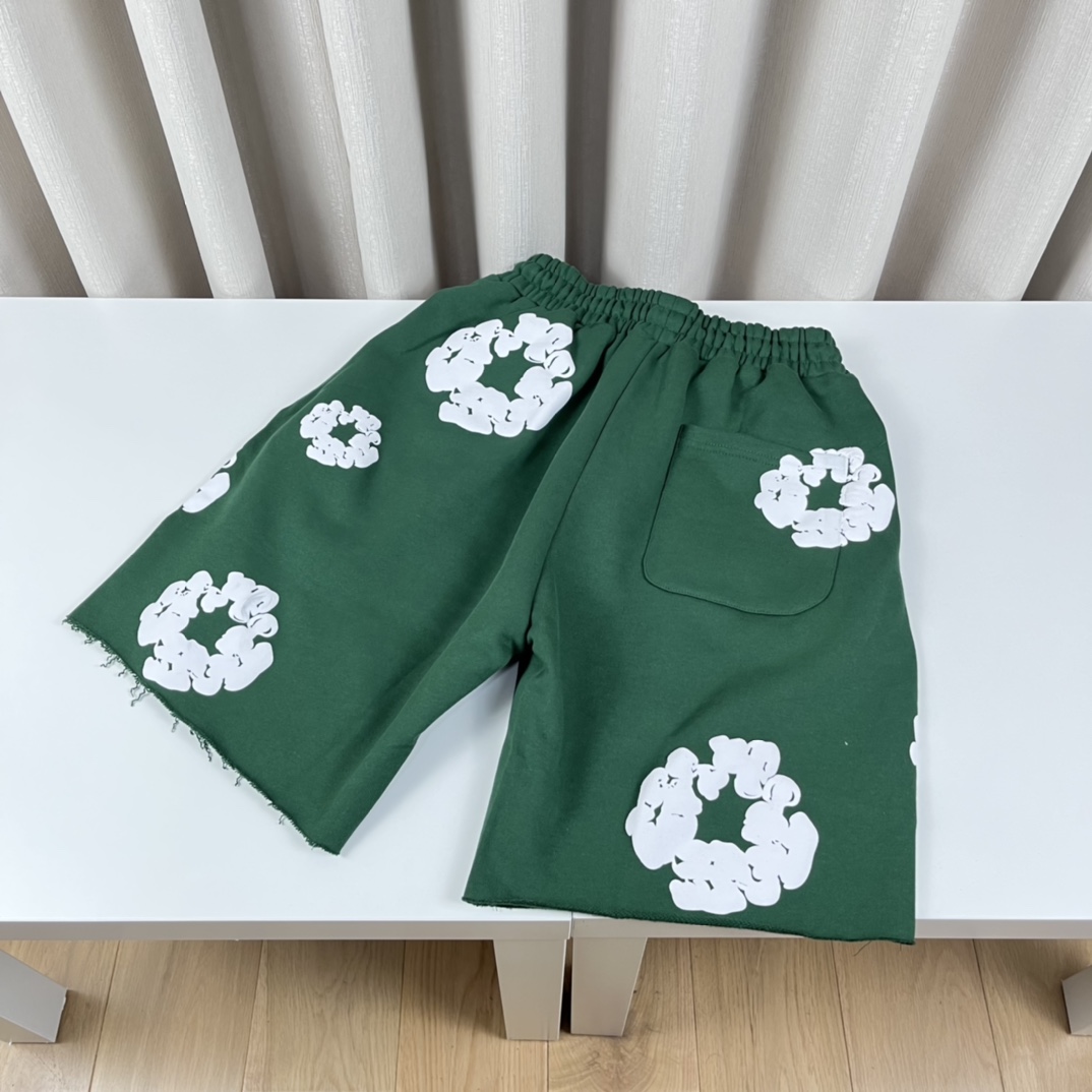 Ready Made x Denim Tears Cotton Wreath Sweat Shorts - PerfectKickZ