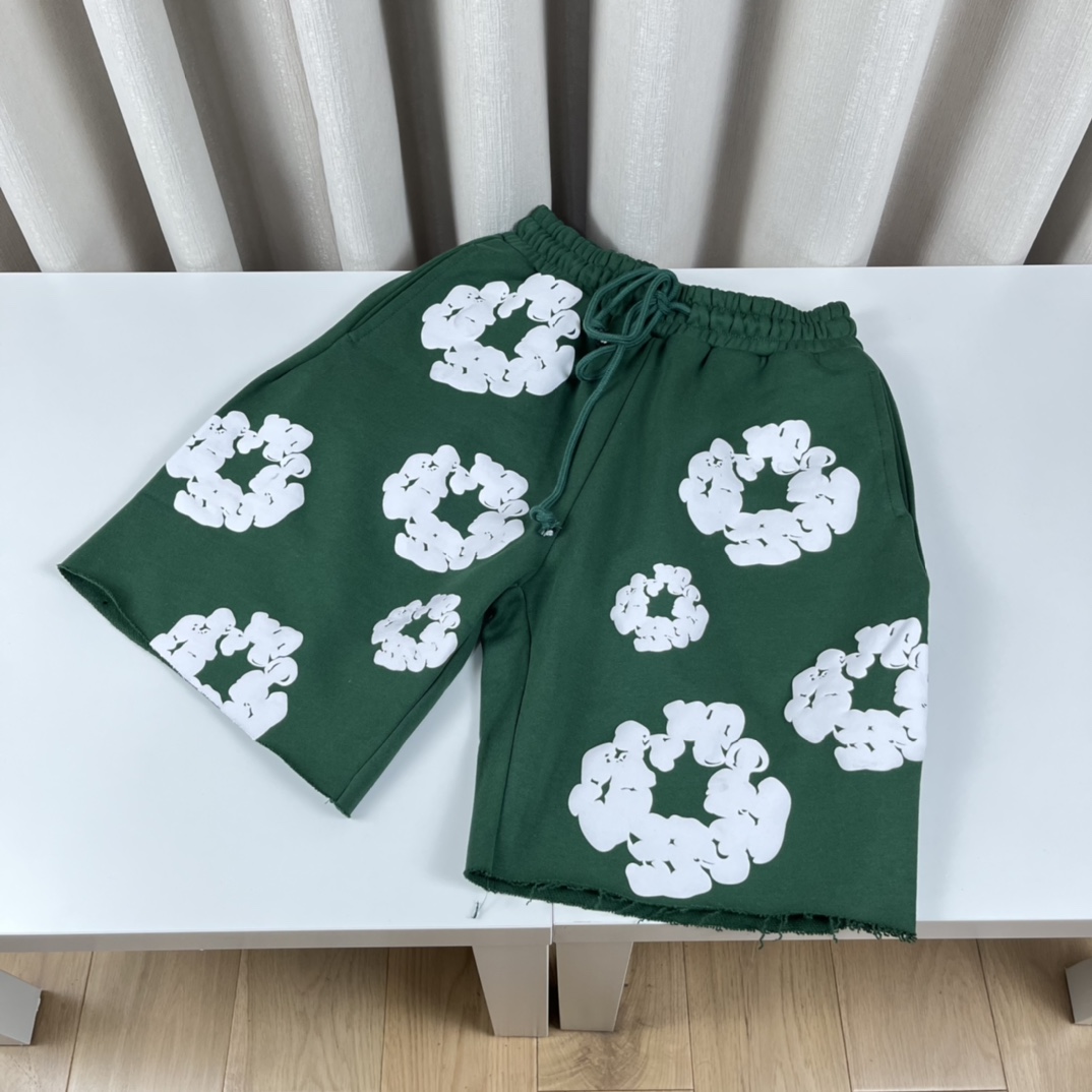 Ready Made x Denim Tears Cotton Wreath Sweat Shorts - PerfectKickZ